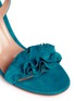 Detail View - Click To Enlarge - GIANVITO ROSSI - 'Flora' ruffle band suede sandals