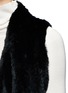 Detail View - Click To Enlarge - 72348 - 'Audra' drape hem rabbit fur vest