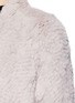 Detail View - Click To Enlarge - 72348 - 'Emily' open front rabbit fur jacket