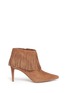 Main View - Click To Enlarge - SAM EDELMAN - 'Kandice' fringe suede ankle boots