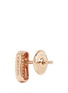 Detail View - Click To Enlarge - MESSIKA - 'Move Uno' diamond 18k rose gold stud earrings