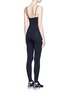 Back View - Click To Enlarge - LIVE THE PROCESS - Jersey camisole corset unitard jumpsuit