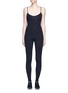 Main View - Click To Enlarge - LIVE THE PROCESS - Jersey camisole corset unitard jumpsuit