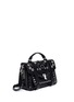 Figure View - Click To Enlarge - PROENZA SCHOULER - 'PS1' medium variegated grommet leather satchel