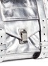 Detail View - Click To Enlarge - PROENZA SCHOULER - 'PS1' medium metallic leather satchel