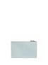 Back View - Click To Enlarge - VALENTINO GARAVANI - 'Rockstud' large leather flat zip pouch