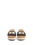 Front View - Click To Enlarge - MICHAEL KORS - Warren' leather strap cork wedge sandals