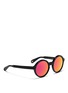 Figure View - Click To Enlarge - ANDERNE - 'Luftballons' acetate mirror round sunglasses