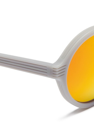 Detail View - Click To Enlarge - ANDERNE - 'Luftballons' matte acetate mirror round sunglasses