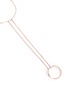 Detail View - Click To Enlarge - MARIA BLACK - 'Nomi' rose gold plated sterling silver ring link bracelet