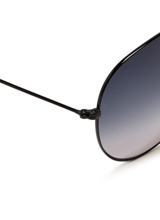 Detail View - Click To Enlarge - VICTORIA BECKHAM - 'Classic' optic effect aviator sunglasses