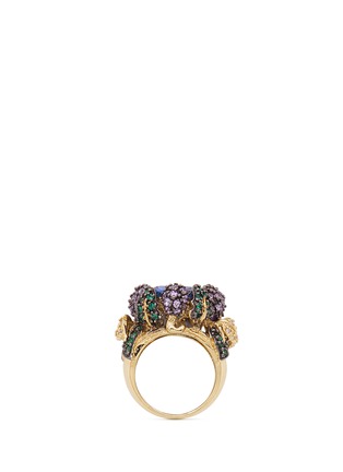 Figure View - Click To Enlarge - ANABELA CHAN - 'Blueberry' 18k gold solitaire sapphire cocktail ring