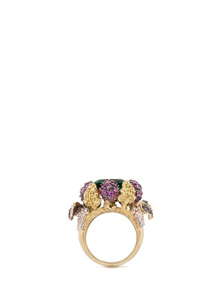 Figure View - Click To Enlarge - ANABELA CHAN - 'Greenberry' 18k gold solitaire emerald cocktail ring