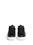 Figure View - Click To Enlarge - ALEXANDER MCQUEEN - Leather combo lace sneakers