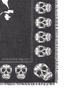 Detail View - Click To Enlarge - ALEXANDER MCQUEEN - Dahlia skull print modal-silk scarf