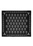 Main View - Click To Enlarge - ALEXANDER MCQUEEN - Feather skull silk chiffon scarf