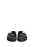 Figure View - Click To Enlarge - ALEXANDER MCQUEEN - Crystal ornament leather slider sandals