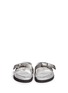 Figure View - Click To Enlarge - ALEXANDER MCQUEEN - Bow strap leather sandals