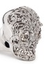 Detail View - Click To Enlarge - ALEXANDER MCQUEEN - Crystal filigree skull ring