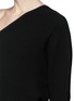 Detail View - Click To Enlarge - WHISTLES - 'Copacabana' blister knit asymmetric top