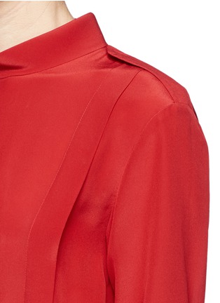 Detail View - Click To Enlarge - SEE BY CHLOÉ - Silk combo dress