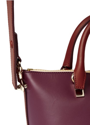 Detail View - Click To Enlarge - CHLOÉ - 'Baylee' mini leather tote