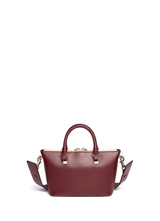 Back View - Click To Enlarge - CHLOÉ - 'Baylee' mini leather tote
