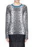 Main View - Click To Enlarge - EQUIPMENT - 'Sloane' cobra print cashmere sweater