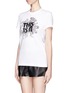 Front View - Click To Enlarge - MARKUS LUPFER - 'This Is It' sequin Kate T-shirt