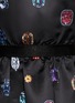 Detail View - Click To Enlarge - MARKUS LUPFER - Vivian jewel print satin dress