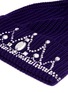 Detail View - Click To Enlarge - MARKUS LUPFER - Jewel tiara classic beanie