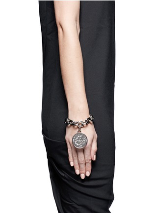 Figure View - Click To Enlarge - GIVENCHY - Small medallion chain bracelet