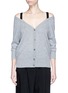Main View - Click To Enlarge - THEORY - 'Saline B' cold shoulder cashmere cardigan