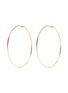 Main View - Click To Enlarge - KENNETH JAY LANE - Gold plated large hoop earrings
