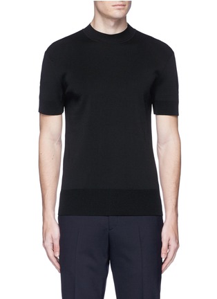 Main View - Click To Enlarge - NEIL BARRETT - Slim fit sweater