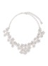Main View - Click To Enlarge - KENNETH JAY LANE - Crystal pavé leaf necklace
