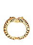Main View - Click To Enlarge - KENNETH JAY LANE - Enamel double tiger gold plated cuff