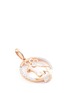 Detail View - Click To Enlarge - LC COLLECTION JEWELLERY - Diamond 18k rose gold Chinese zodiac pendant – Rooster
