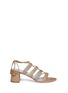 Main View - Click To Enlarge - FRANCES VALENTINE - 'Jadesu' lace-up suede sandals