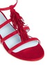 Detail View - Click To Enlarge - FRANCES VALENTINE - 'Miasu' tassel caged suede sandals