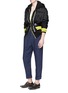 Figure View - Click To Enlarge - HAIDER ACKERMANN - Pleated high waist cropped linen pants