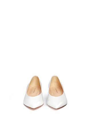 Front View - Click To Enlarge - FABIO RUSCONI - Pointed toe patent leather flats