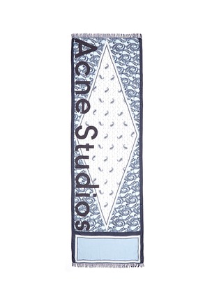 Main View - Click To Enlarge - ACNE STUDIOS - 'Marjon Diamond' paisley print modal-silk scarf