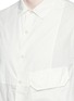 Detail View - Click To Enlarge - ZIGGY CHEN - Bib front cotton poplin shirt