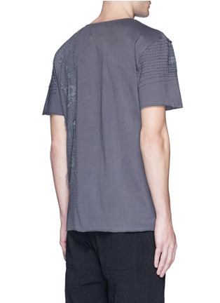 Back View - Click To Enlarge - BY WALID - Lace panel T-shirt