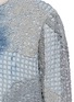 Detail View - Click To Enlarge - BY WALID - 'Alex' floral grid crochet blouson jacket