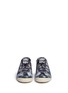 Front View - Click To Enlarge - ONITSUKA TIGER - 'Mexico 66' unisex denim patchwork sneakers