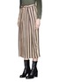 Front View - Click To Enlarge - DRIES VAN NOTEN - Front vent stripe skirt