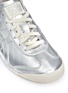 Detail View - Click To Enlarge - ONITSUKA TIGER - 'Mexico 66' unisex metallic leather sneakers