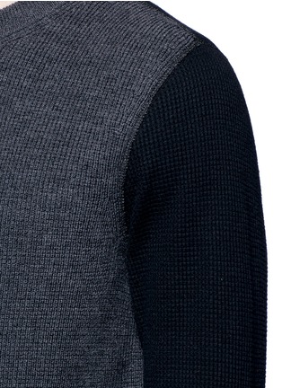 Detail View - Click To Enlarge - RAG & BONE - 'Radford' contrast front thermal sweater